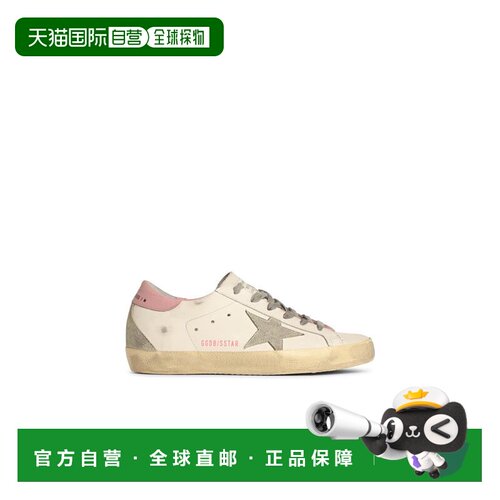 自营golden goose白色皮革Superstar运动鞋-neutrals 美国奥莱直