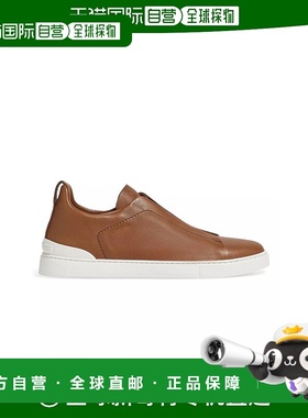 1h可退 【美国直邮】ZEGNA Secondskin Triple Stitch 低帮运动鞋