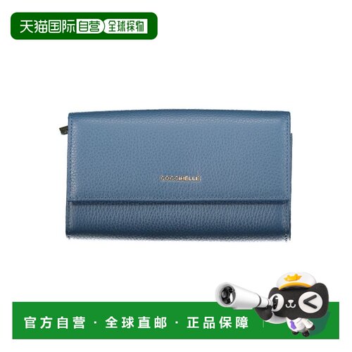自营Coccinelle Leather Women Women's Wallet - blue 美国奥莱