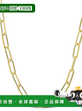 美国直邮Julianna B朱莉安娜女士项链镀金回形针链式休闲时尚简约