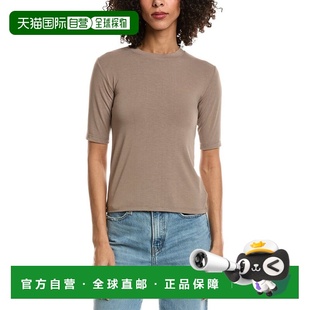 自营Splendid Quarter Sleeve T-Shirt - brown 美国奥莱直发