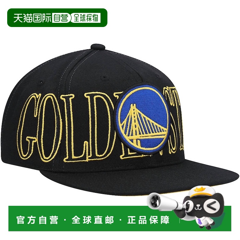 自营 mitchell & ness男式 NBA Winner Circle 勇士队 Snapback -