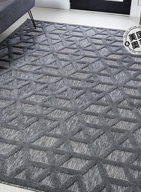 jonathan yTalaia Neutral Geometric Indoor/Outdoor Area Rug -