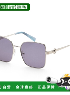 自营 Longchamp女式56毫米银色太阳镜-银色 美国奥莱直发