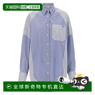 多色 自营 带刺绣标志 mccartney多条纹牛津棉衬衫 美 stella
