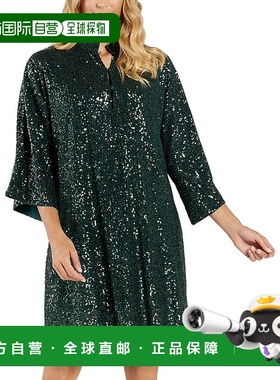 自营 Jude Connally Delia束腰连衣裙-绿色 美国奥莱直发