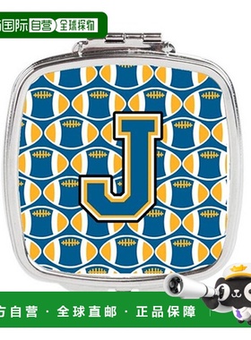 自营 Carolines Treasures CJ1077-JSCM 字母 J 足球蓝色和正品