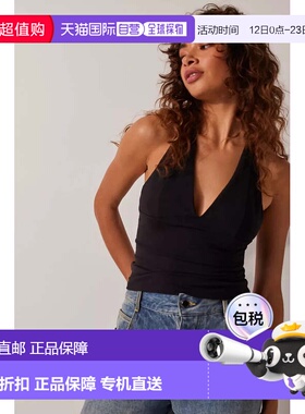 自营Women's Free People Have It All Tank Top Black Stretch H