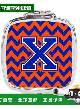 自营Carolines Treasures CJ1044-XSCM Letter X Chevron Or正品