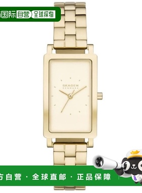 自营Skagen Women's Hagen Lille Gold Dial Watch - gold 美国奥