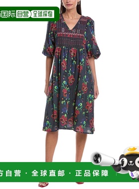 自营 ro's gardenRo’s Garden 爱尔兰长款束腰外衣 - 蓝色 美国