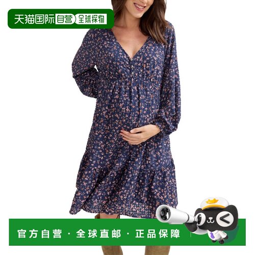 自营Hatch The Kelsey Dress - blue 美国奥莱直发