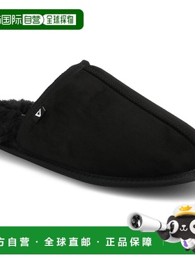 自营 vance co.Vance男式Duncan Shearing飞毛腿拖鞋-黑色 美国奥