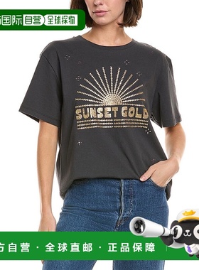 自营MOTHER The Rowdy T-Shirt - black 美国奥莱直发