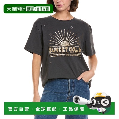 自营MOTHER The Rowdy T-Shirt - black 美国奥莱直发