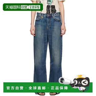 女士 蓝色 Wayne 自营 R13WD146D207A直筒裤 R13 牛仔裤 潮奢