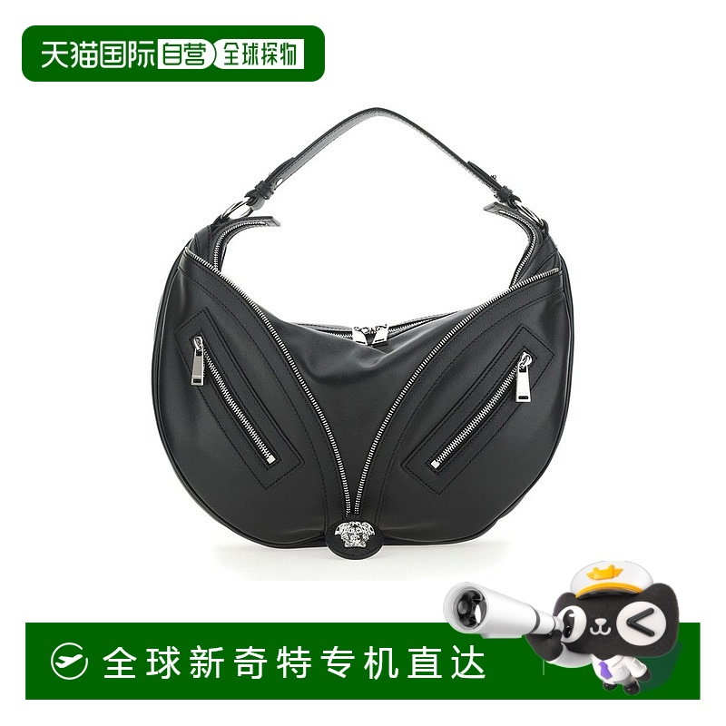 1h可退 香港直邮潮奢 Versace 范思哲 女士 徽标单肩包 10076791A