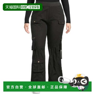 自营Women Cargo Stretch Chaucer Black Poplin XCVI Pants