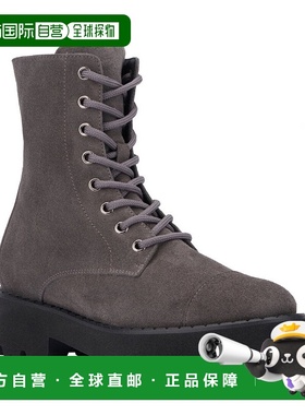 自营 Aquatalia Savina防风雨绒面靴-灰色 美国奥莱直发女靴