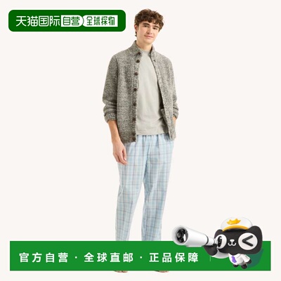 自营Nautica Mens Plaid Pajama Pant Set - ballard blue 美国奥