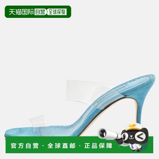 自营Manolo Blahnik Transparent Pvc Scolto Slide Sandals - bl
