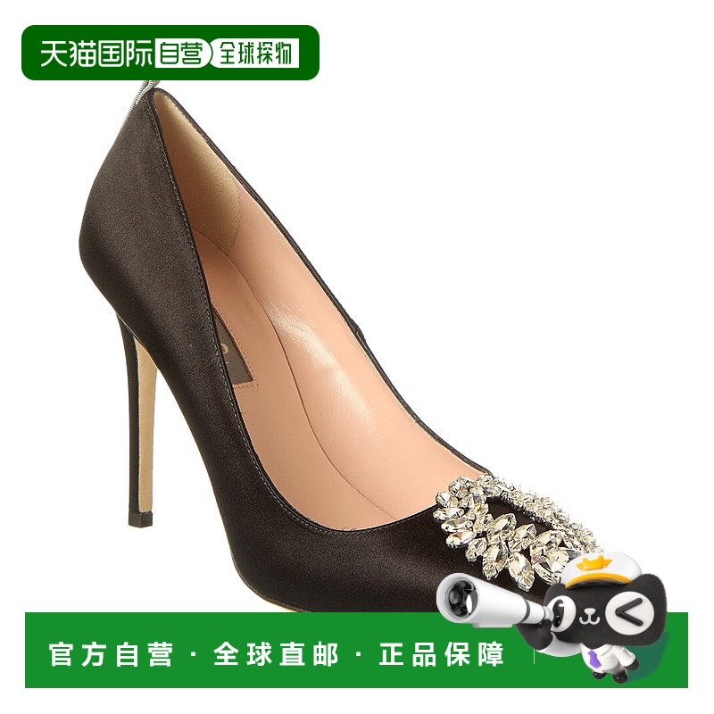 自营 SJP by Sarah Jessica Parker Zaina 100 缎面高跟鞋 - 黑色