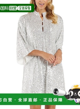 自营 Jude Connally Delia束腰连衣裙-金属色 美国奥莱直发