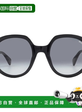 自营Moschino Grey Gradient Round Ladies Sunglasses MOS126/S