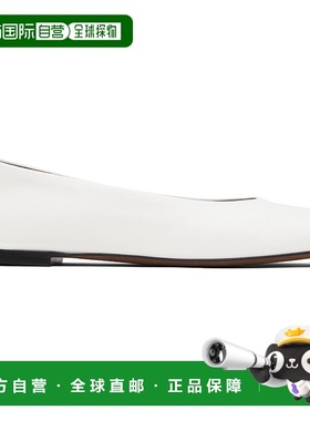 1h可退 香港直邮潮奢 The Row 女士 白色方头芭蕾鞋 F1598SL3单鞋