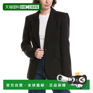 黑色 自营 Chamberlain亚麻混纺运动夹克 agenceL’AGENCE 美国