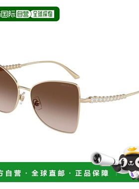 自营Jimmy Choo  JC 4010B 300613 55mm Womens Butterfly Sungla