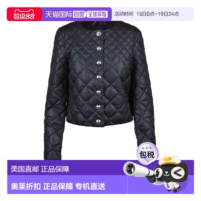 自营patrizia pepeQuilted Jacket - Black - black 美国奥莱直发