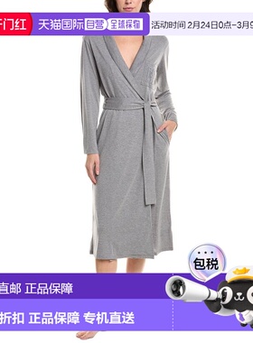 自营Natori Shangri La Robe - grey 美国奥莱直发睡袍