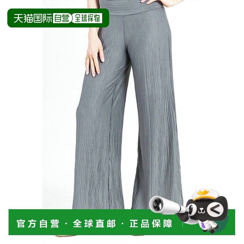 自营 clara sunwoo橄榄色软褶针织Palazzo长裤 美国奥莱直发