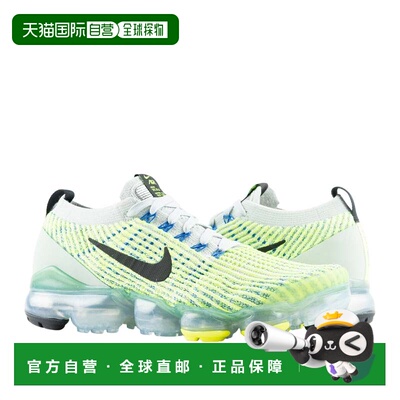 自营Nike Air Max Vapormax Flyknit 3 银色/黑色-Volt 男子跑步