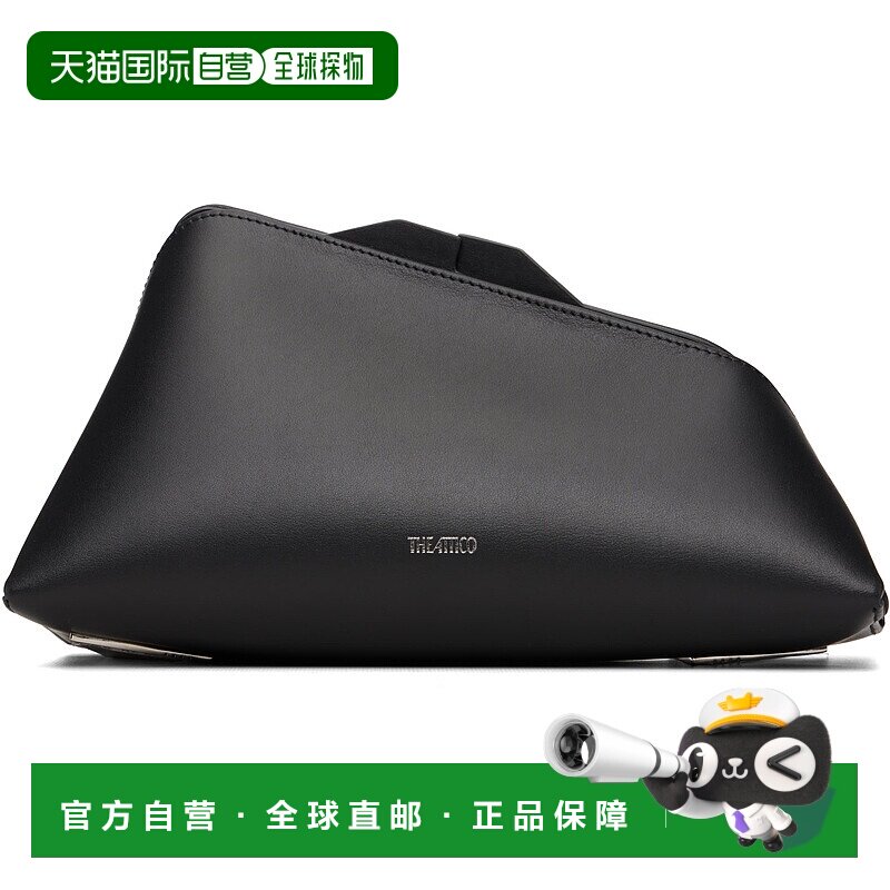 香港直邮潮奢 The Attico 女士 黑色 8:30 PM 手拿包 231WAH00001