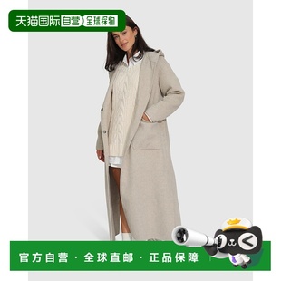 belle 淡燕麦 路Maxi外套 美国奥莱直发 bloom走我 自营
