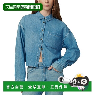 自营joe's jeansJOE'S牛仔裤剪裁男朋友亚麻混纺衬衫-多色 美国奥