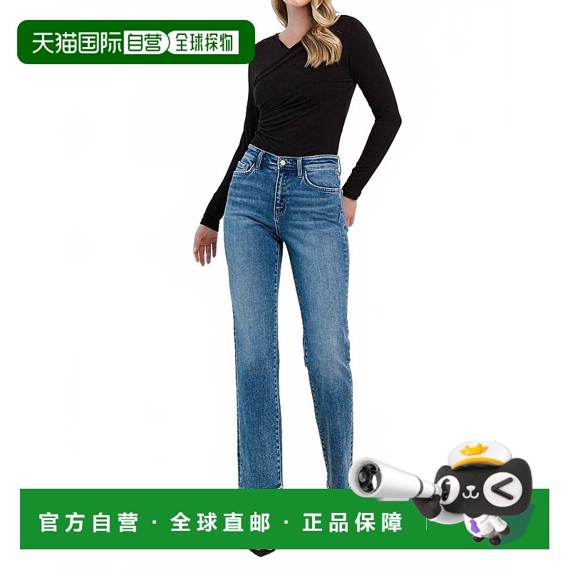 自营flying monkeyCharlie High-Rise Straight Jeans In Illumin