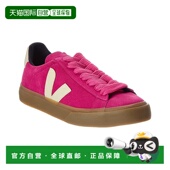 美国奥莱直发厚底运动鞋 自营VEJA Sneaker pink Campo Suede
