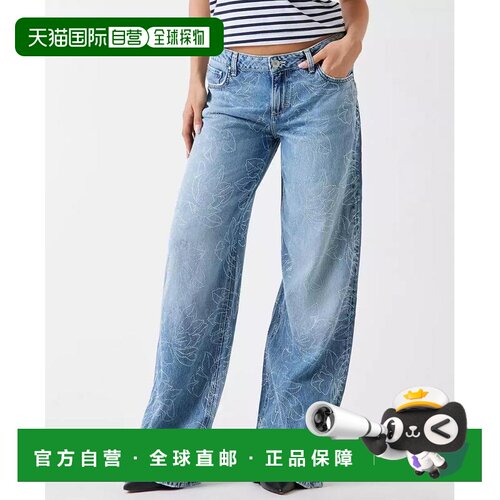【美国直邮】guess 女士 牛仔裤直筒裤