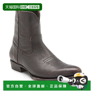 美国直邮FRYE 男士皮鞋靴子麂皮皮靴男靴