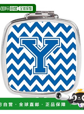 自营 Carolines Treasures CJ1056-YSCM 字母 Y 雪佛龙蓝白正品