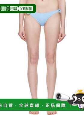 1h可退 香港直邮潮奢 Coperni 女士 蓝色 Flower 比基尼泳裤 COPS