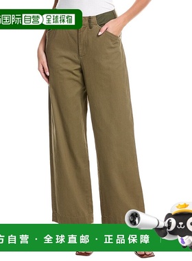 自营 rag & bone碎布和骨头银行全长长裤-绿色 美国奥莱直发