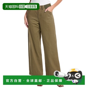 绿色 自营 bone碎布和骨头银行全长长裤 美国奥莱直发 rag