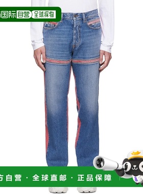 自营 Diesel D-Mand中腰直筒牛仔裤-蓝色直筒裤 美国奥莱直发