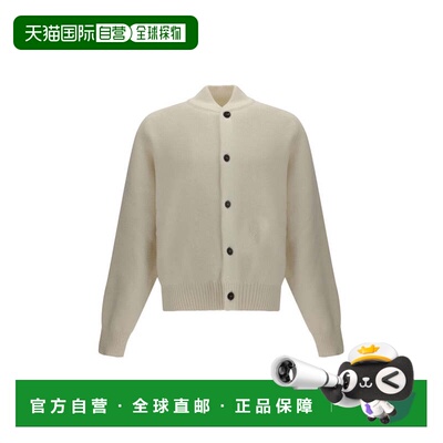 自营jacquemusHeavyweight Knit Cardigan - white 美国奥莱直发