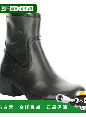 自营 Fly London Mizi 皮靴 - 灰色 美国奥莱直发女靴