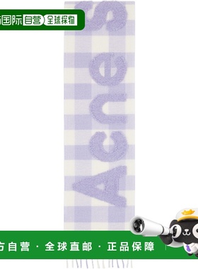 1h可退 香港直邮潮奢 Acne Studios 艾克妮 女士 紫色 & 白色 Che